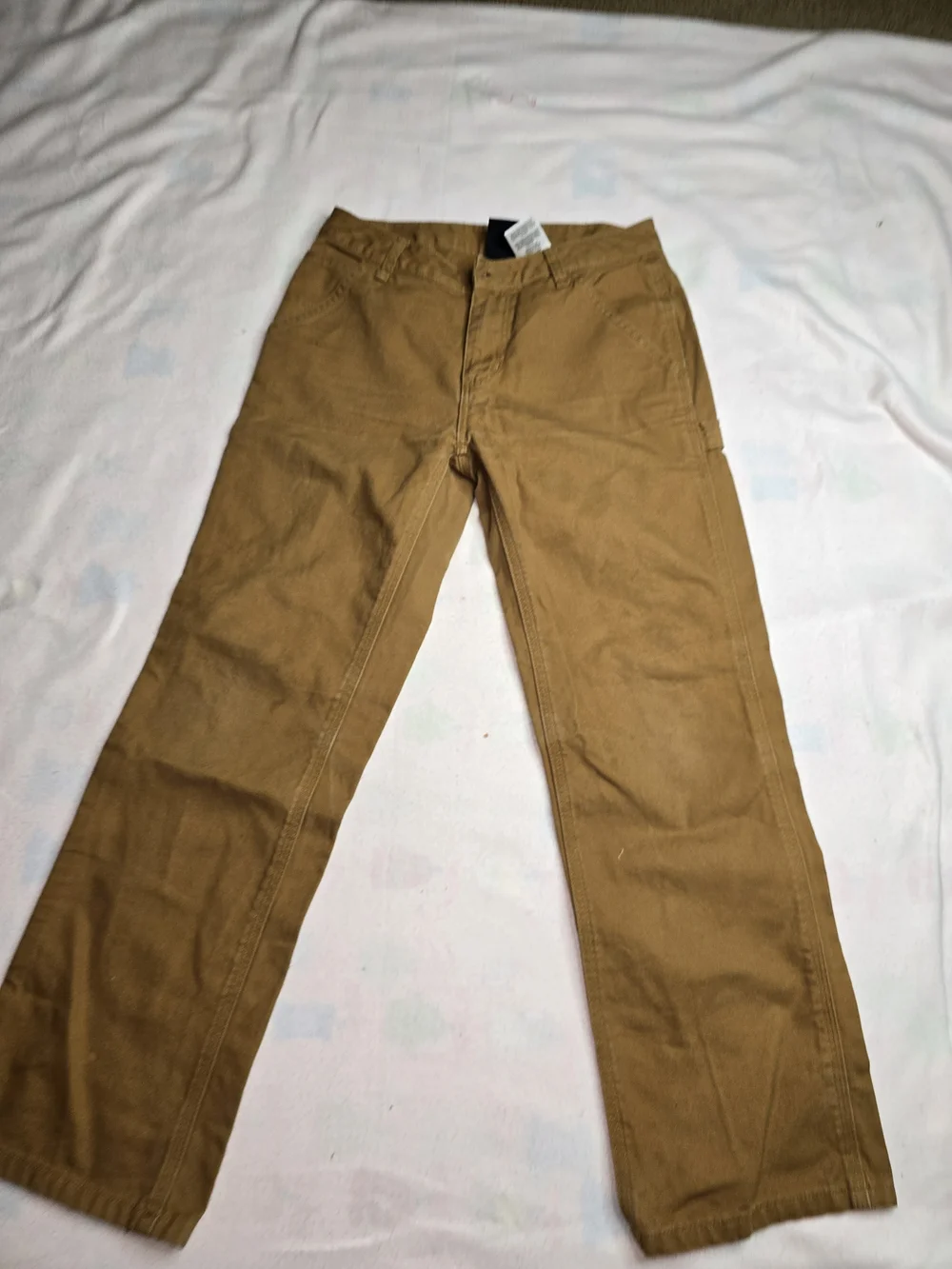 Carhartt Boys' Brown Straight-Leg Work Pants - Picture 2 of 6